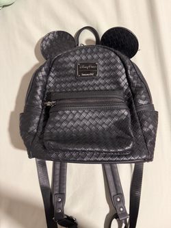 Loungefly Disney Parks Mickey Mouse Woven Mini Backpack