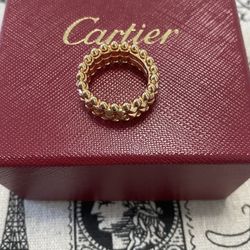 Cartier cone connection 18K gold ring
