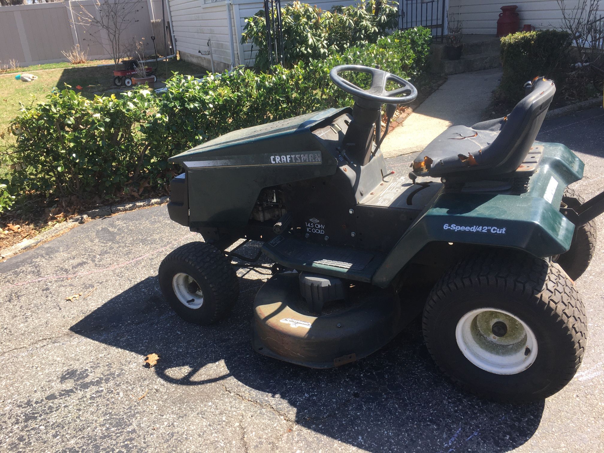 Craftsman Lawn Tractor - Works Great!