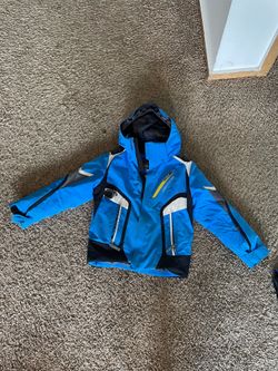 blue kids boys snow coat