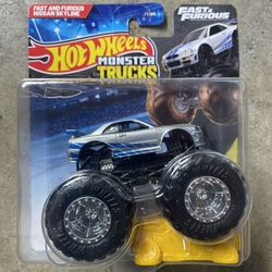 Hotwheels Monster Truck Nissan Skyline