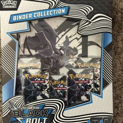 Black Bolt White Flare Binder Collection Set of 2
