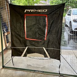 Primed Baseball/softball Pitching Net
