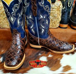 Big Bass Print Boots ☆ Botas Impresa de Pescado