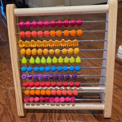 y! Wooden Abacus For Kids Classic Math Learning Toy