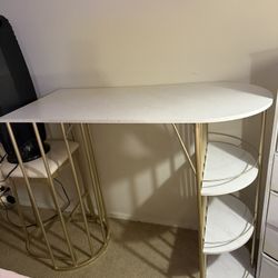 White Bar Table Or Vanity