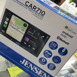 Jensen Car Stereo Apple Car Play Android Auto 