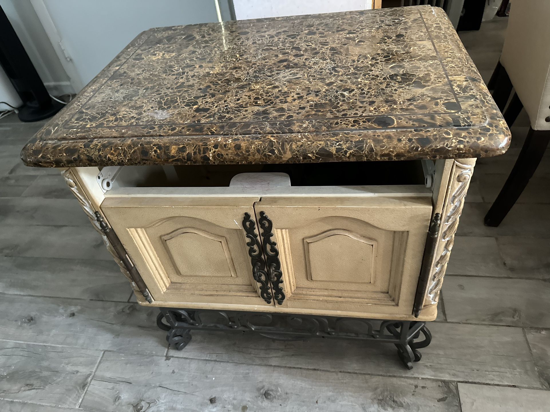 Side Table Granite Top