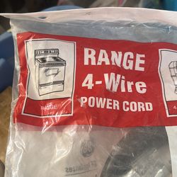 Range 4 wire power cord