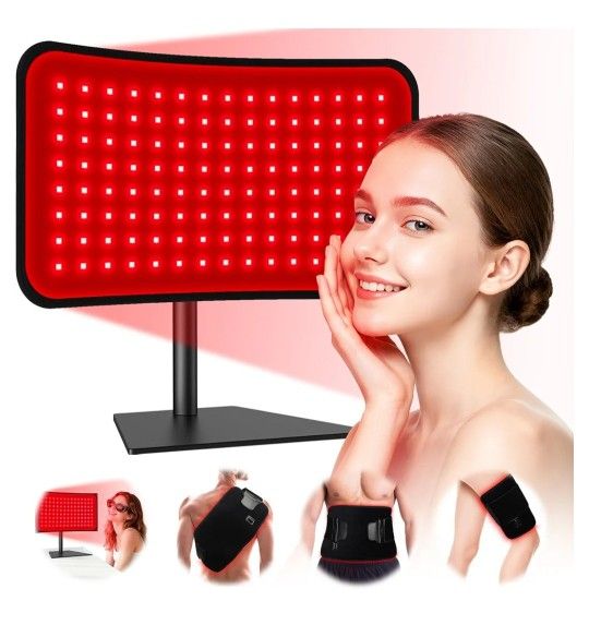 Red Desktop Light Therapy ForFace Body 2_1