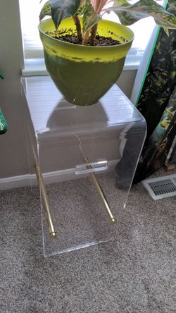 Clear acrylic barstool