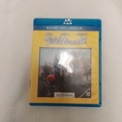 Fast And Furious 6 DVD+ Blu Ray Discs