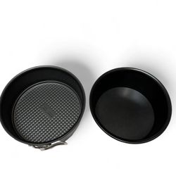 2Pcs 6” 7" Cheesecake Pans Non Stick Cake Pans for Cheesecake