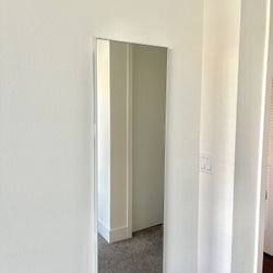 Slim Wall-Mounted Full Length Mirror – Minimal / Space Saving