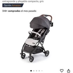 Ingenuity 3Dquickclose CS+ - Cochecito plegable compacto - Cochecito ligero con toldo de gran tamaño