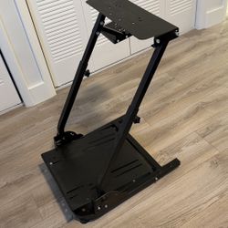 Foldable Racing Wheel Stand Height Adjustable With Rubber Foot pads Fit For Logitech G29 G920 Thrustmaster T80