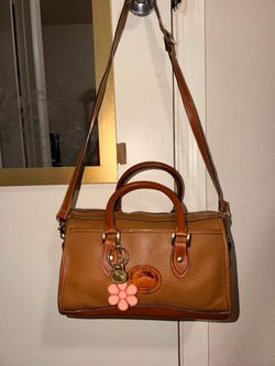 Dooney & Bourke Brown Leather Satchel