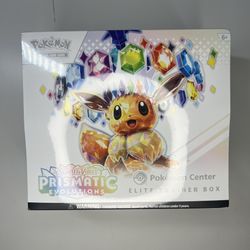 Pokemon Center Prismatic Evolutions ETB