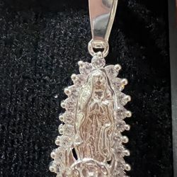 Silver Virgin of Guadalupe