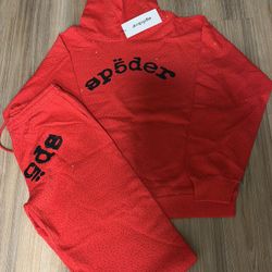 Sp5der Set Red Men’s Medium 