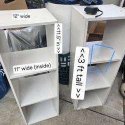 3 Cube organizers - 2 avaliable 