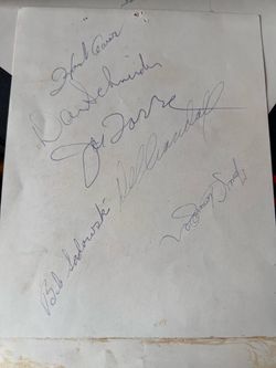 Hank Aaron and 1963 Braves Autos