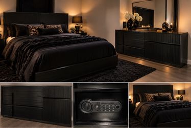 King size bed frame/dresser