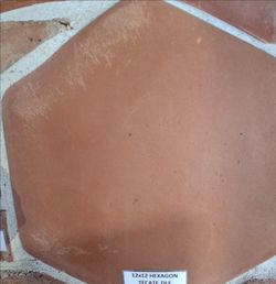 Terracota and hexagonal