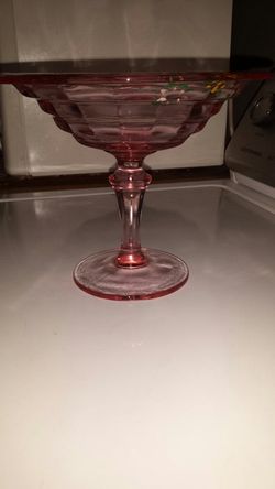 Depression glass dish