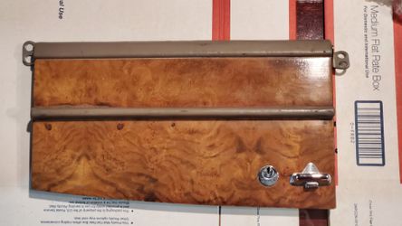 Vintage Rolls-Royce / Bentley Wooden Glove Box Door - Original Burr Walnut Trim