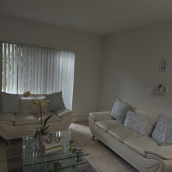 White sofa