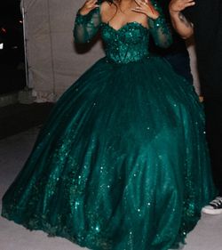 Emerald Green Quince Dress