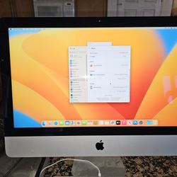 2017 Apple imac 21.5 retina 4k 3ghz 8gb ram 1tb