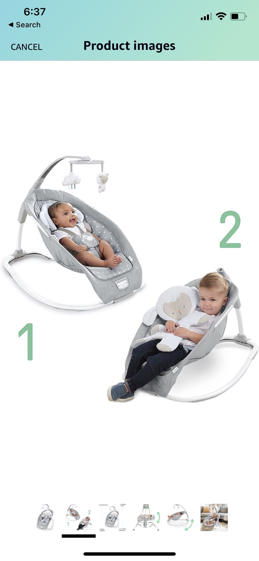 Ingenuity Infant To Toddler Rocker And Baby Bouncer Seat With Vibration