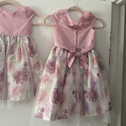 Toddler Size 3 , 4 & 6, 6x New Outfits & Holiday Dresses 