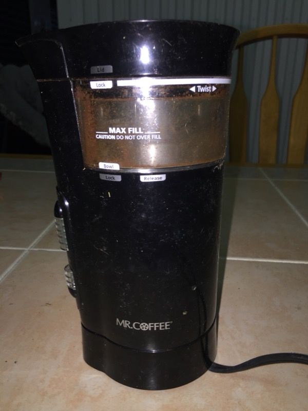 black Mr. Coffee Coffeemaker