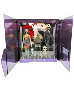 Disney Nightmare Before Christmas 30th Anniversary 16in Doll Set Limited Edition