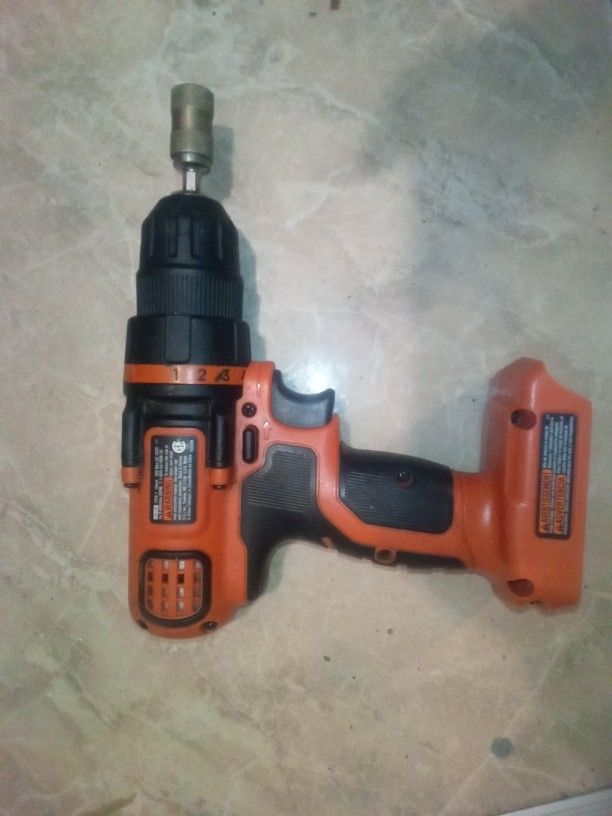 Black And Decker cordless Drill (Battery Not Included)