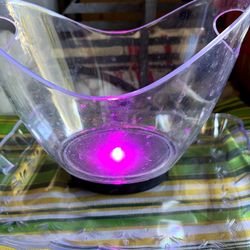 Outdoor Indoor Plastic Vase W Light For Plants  Decor 