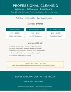 Cleaning services