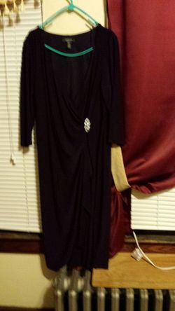 Dress wear one size 14w purple