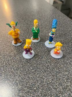 The Simpsons mini figures