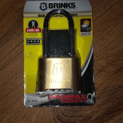 Brinks Solid Brass Body Lock