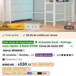 semi-new bed