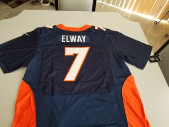 John Elway Blue 3xl New With Tahs Stiched 