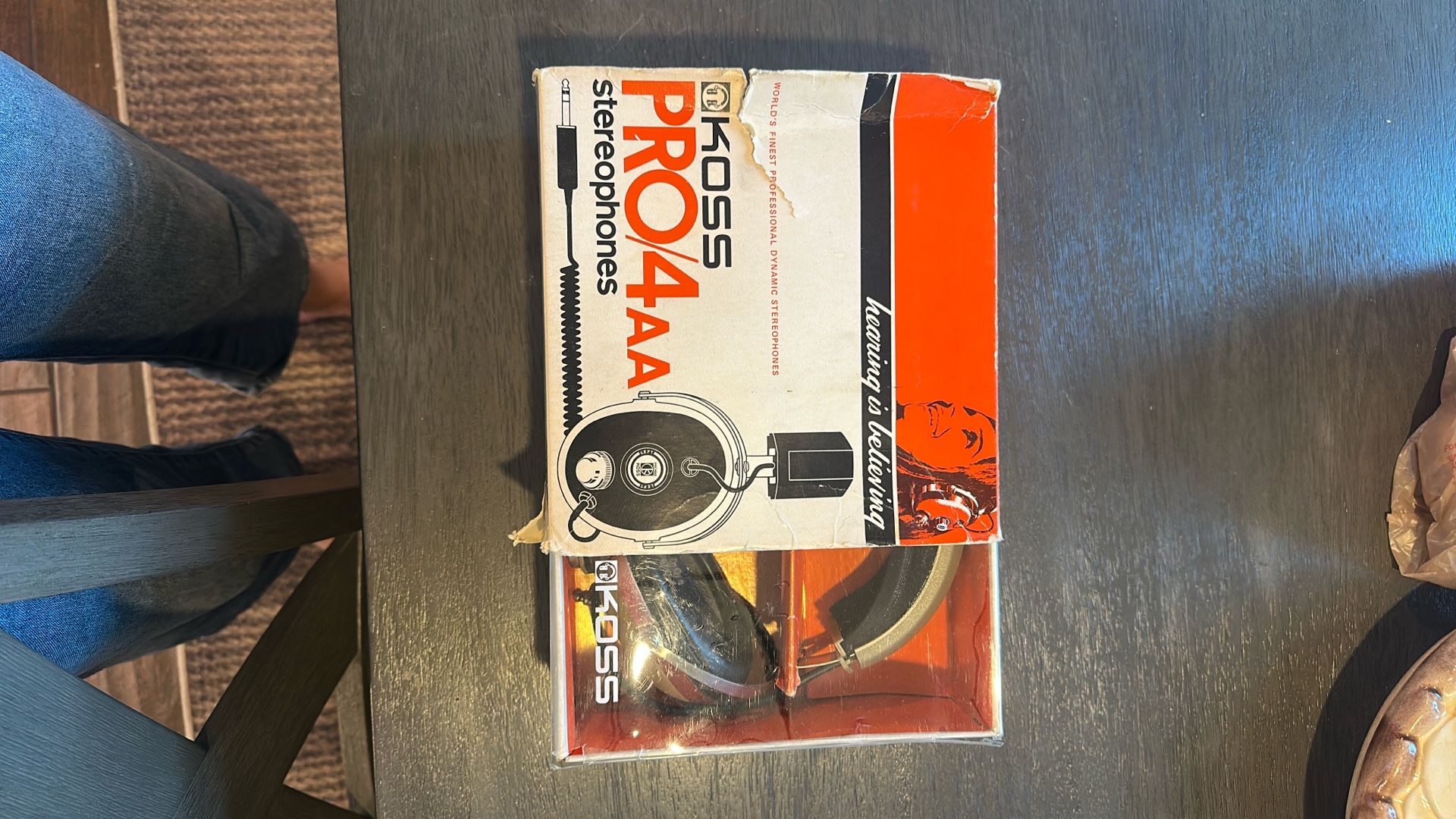 Vintage Koss PRO/4AA 1970s Stereo Headphones w/ Original Box 