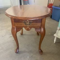 Real Wood End Table