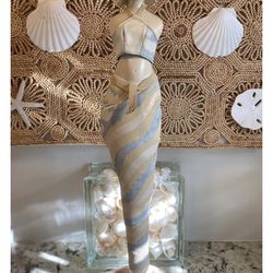 Coastal Decor 22” Artist Mermaid Countertop Mannequin Doll