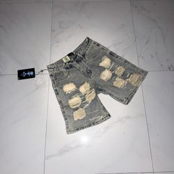 Hellstar jean shorts