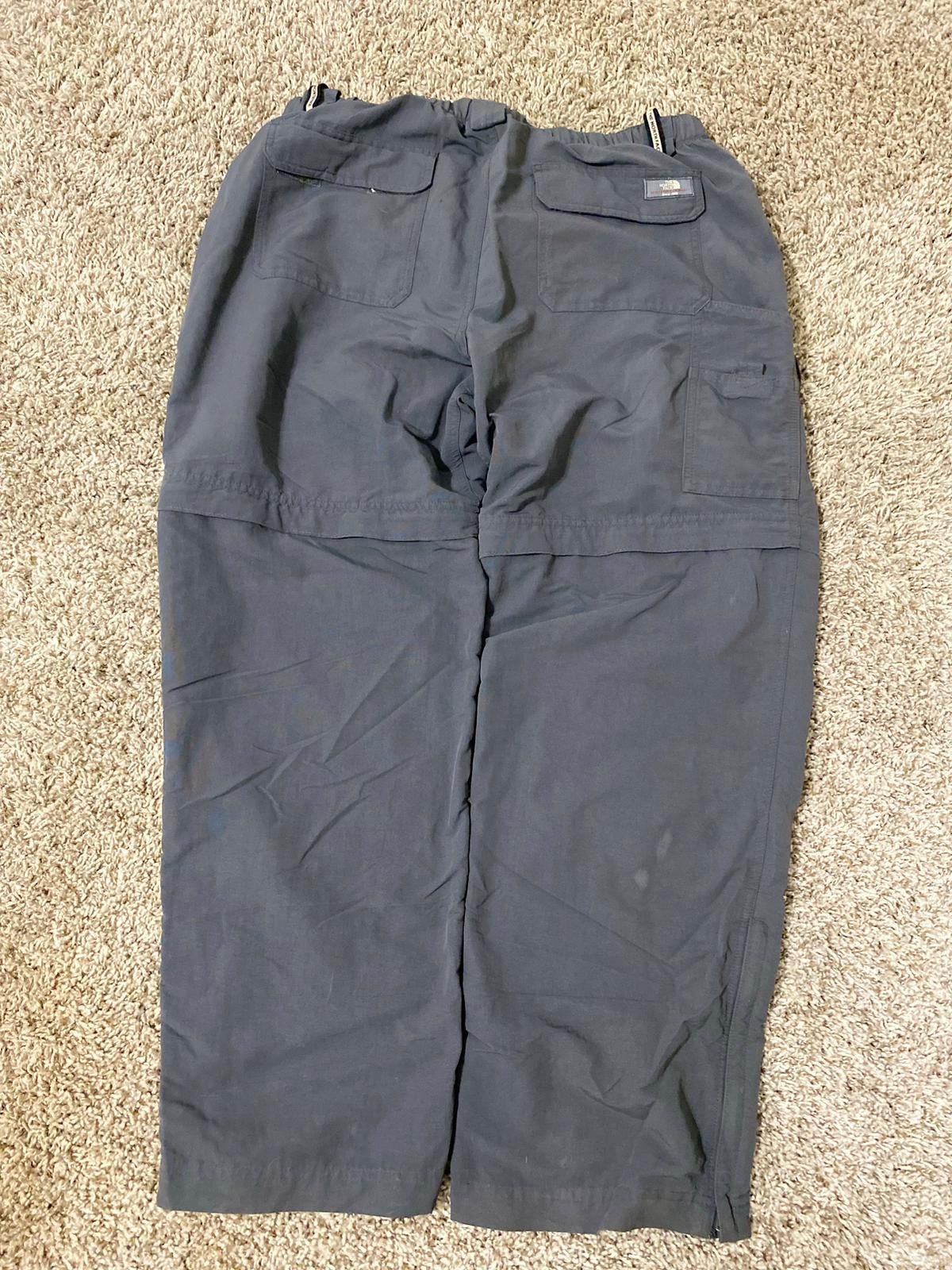 Vintage Baggy Pants The North Face Transformer Belted Outdoor Men's Cargo Pants Size L